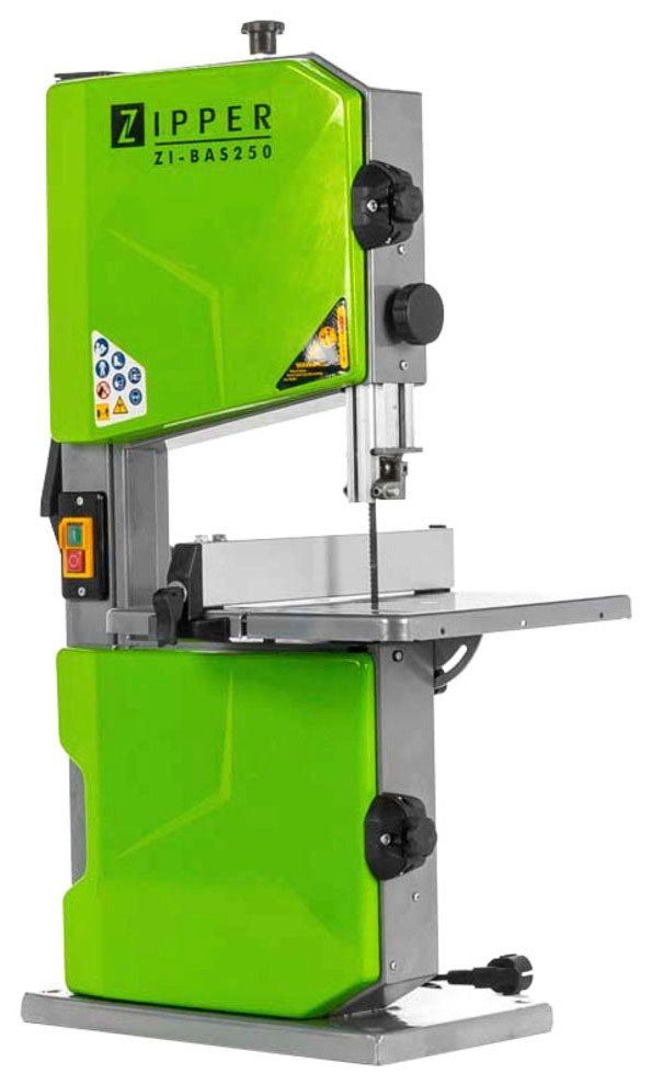 ZIPPER Holzbandsäge »ZI-BAS250«, sichere und zuverlässige Basismaschine mit 500 Watt-Motor Leistung