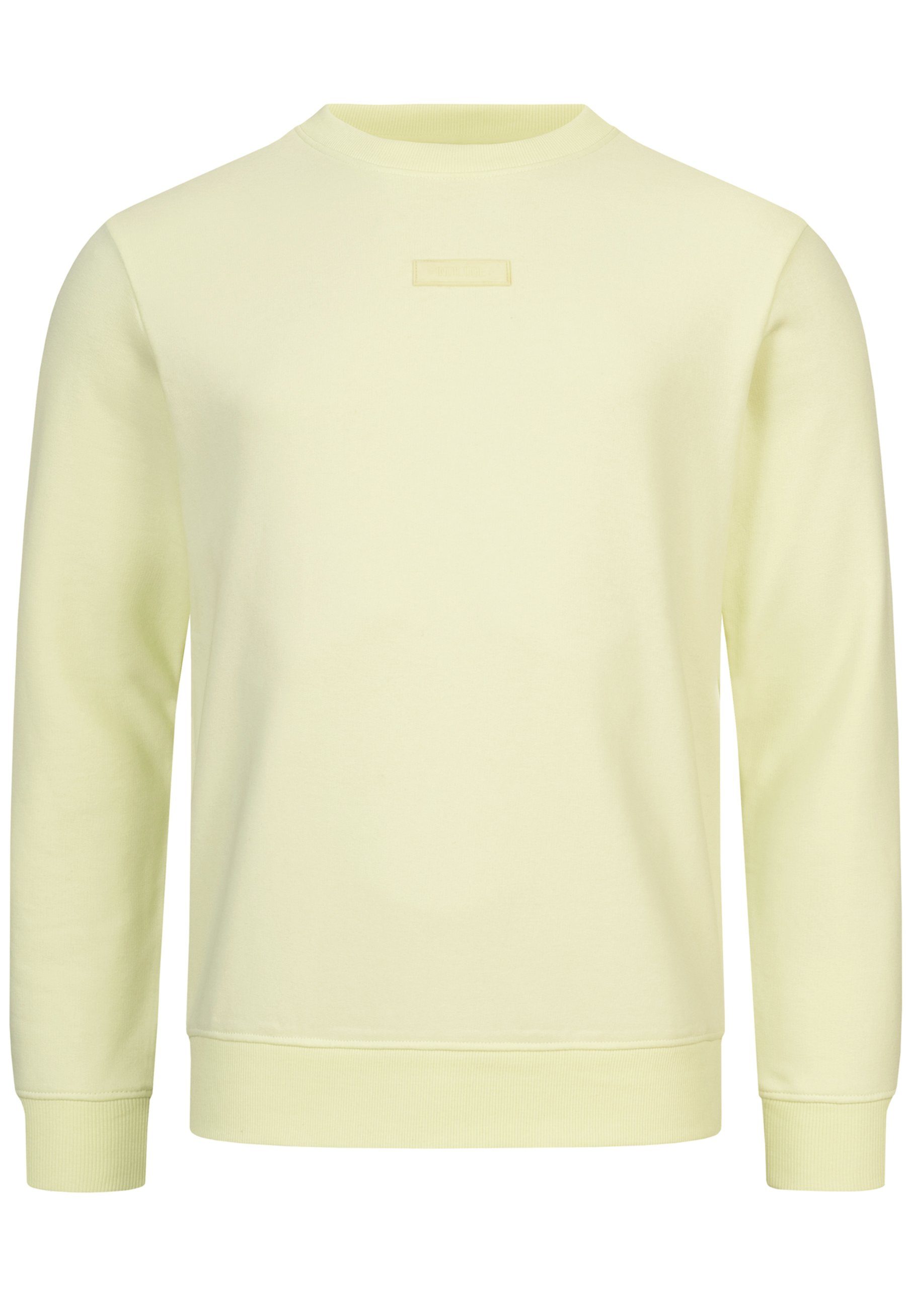 Indicode Sweater Baxter Lime Cream