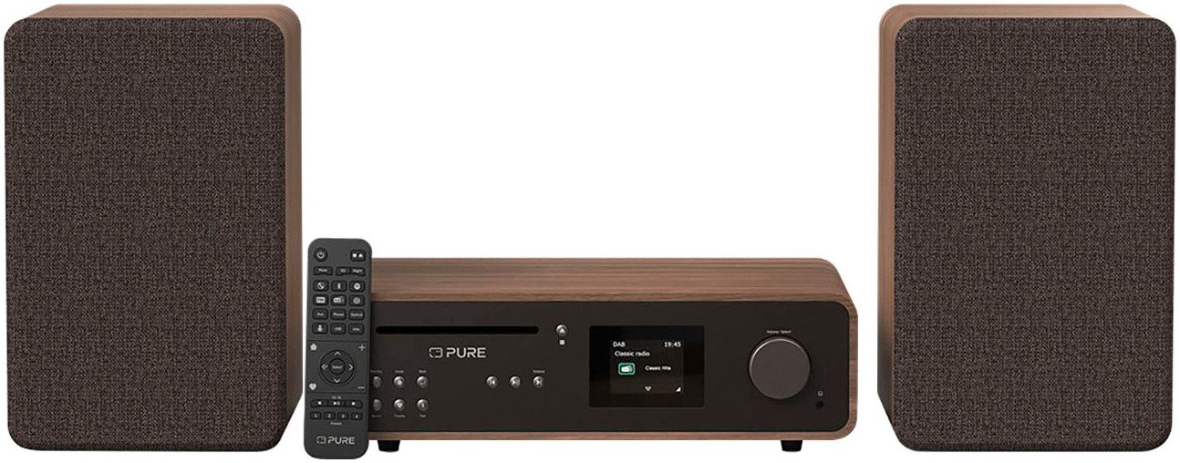 Pure Classic Stereo Lautsprechersystem Stereo (Bluetooth, 100 W)