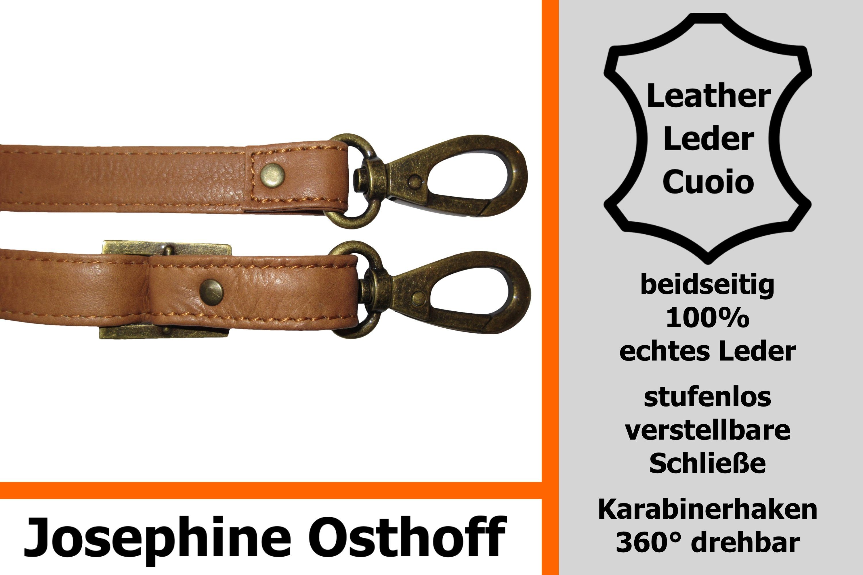 2 Osthoff cm Josephine safari/altgold Schulterriemen Schulterriemen
