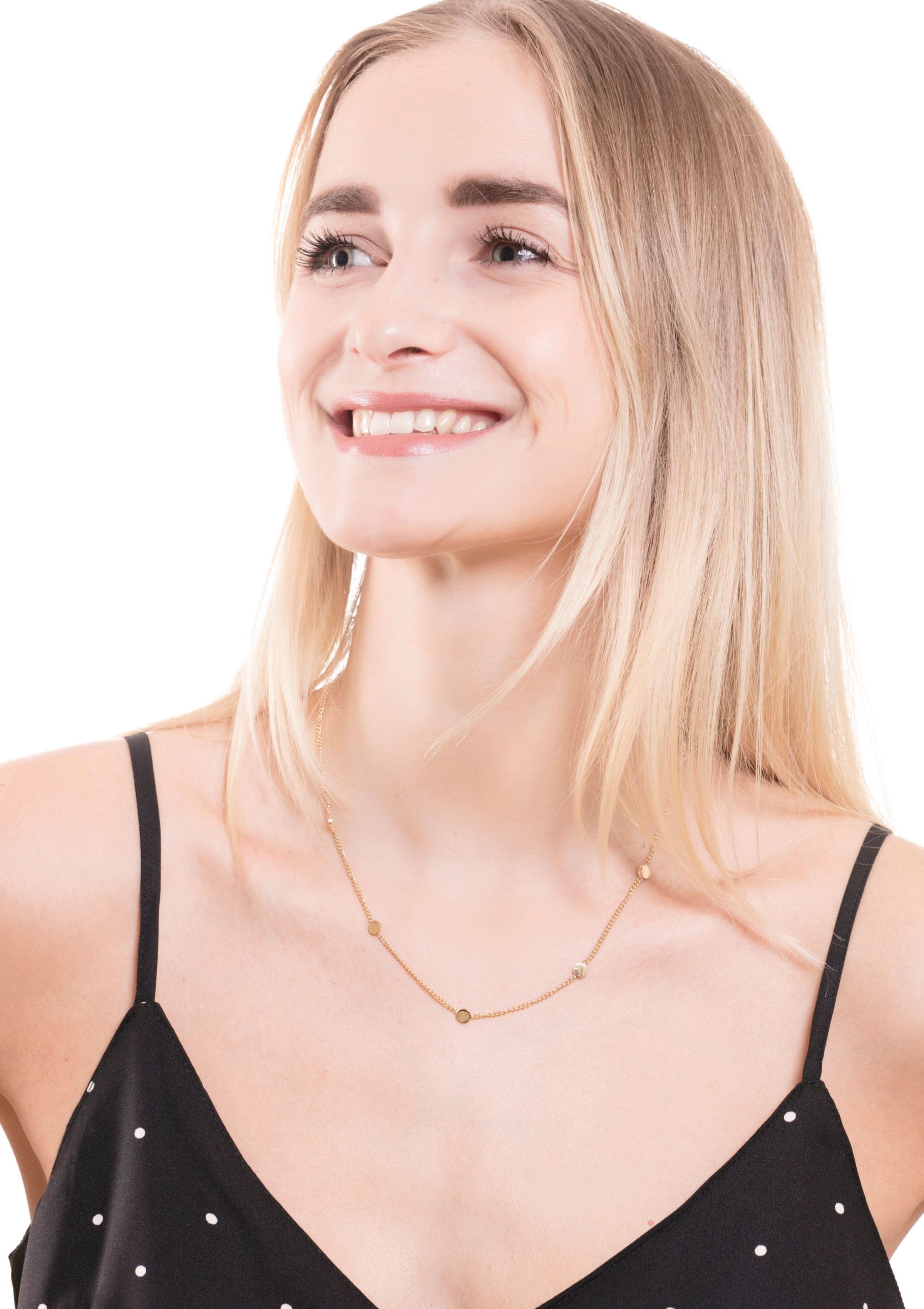 Hey Happiness Charm-Kette Kreis Plättchen hängend günstig online kaufen