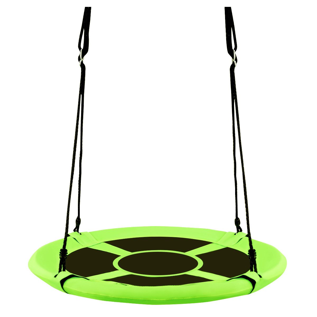 COSTWAY Nestschaukel Tellerschaukel Hängeschaukel, φ 100cm, günstig online kaufen