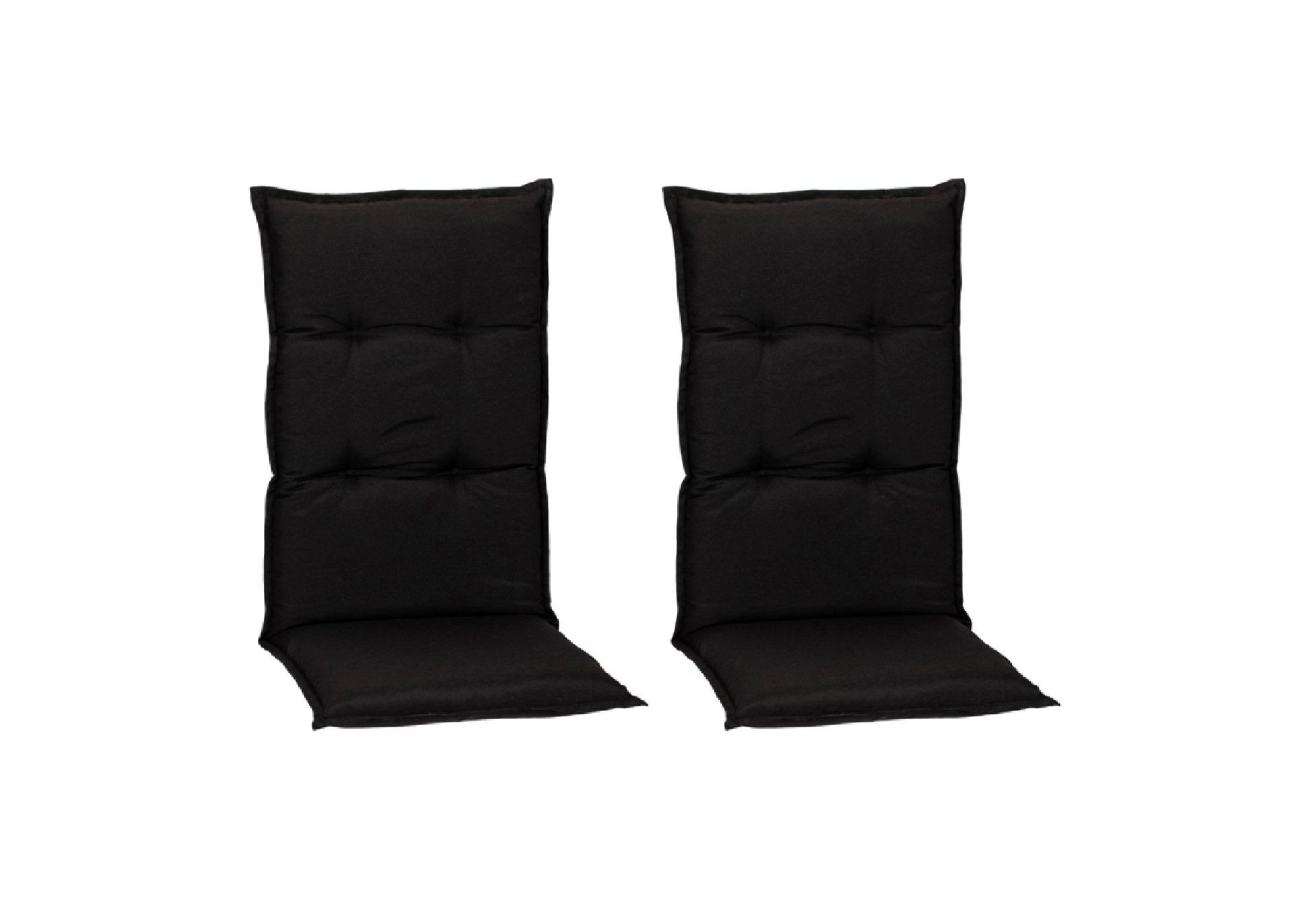 beo Polsterauflage Saumauflage Hochlehner Turin im Set, (Set), Gartenstuhlauflage, Sitzauflage, Sitzkissen Outdoor, 118x46x8 cm