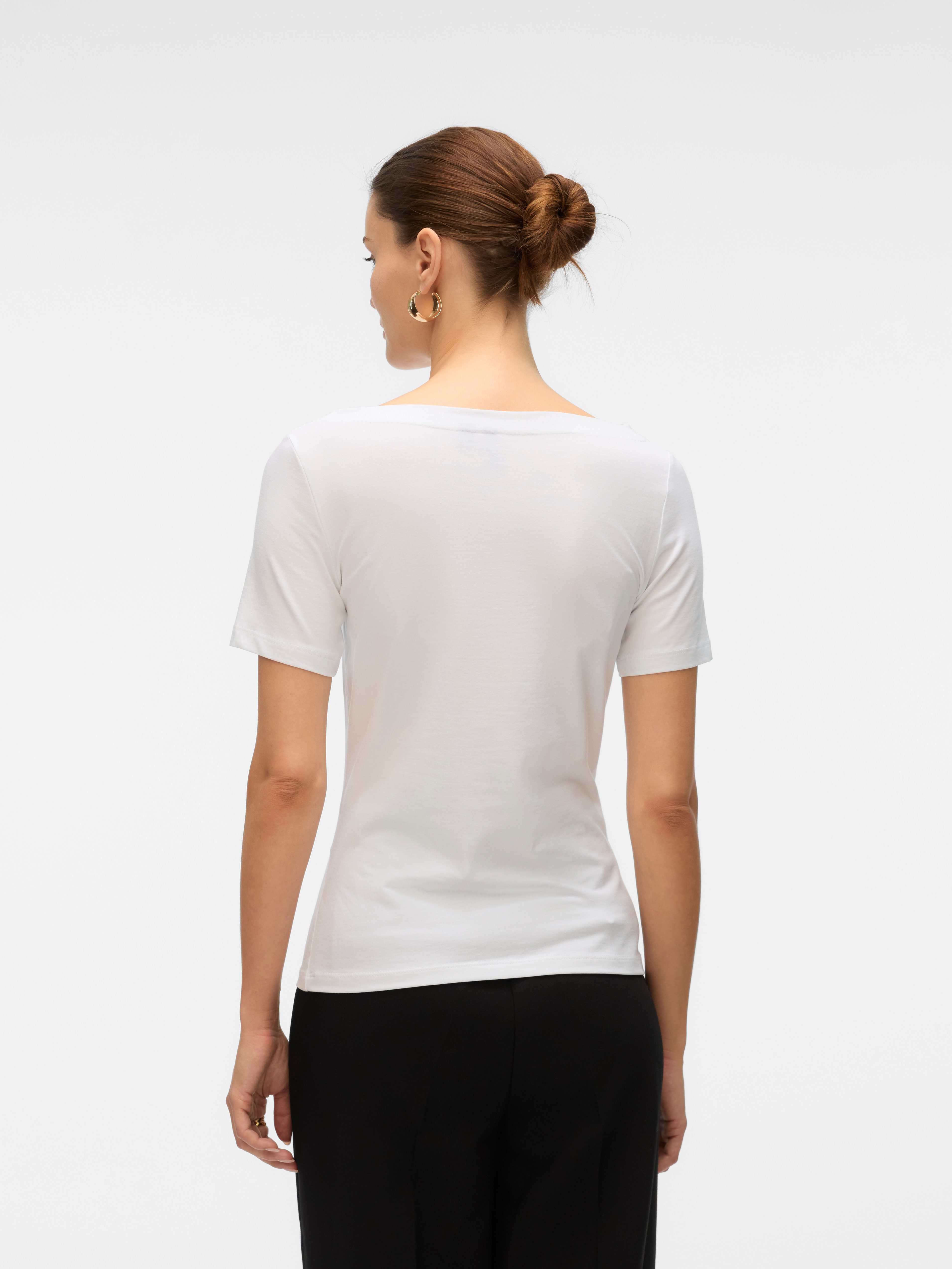 Vero Moda Kurzarmshirt VMPANDA MODAL S/S TOP NOOS