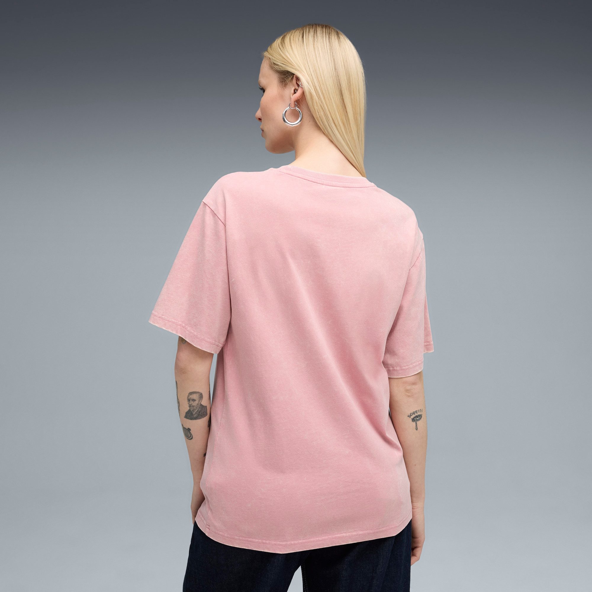 PUMA T-Shirt ESS ELEVATED RELAXED WASH TEE lockere Passform, Kurzarm, für A günstig online kaufen