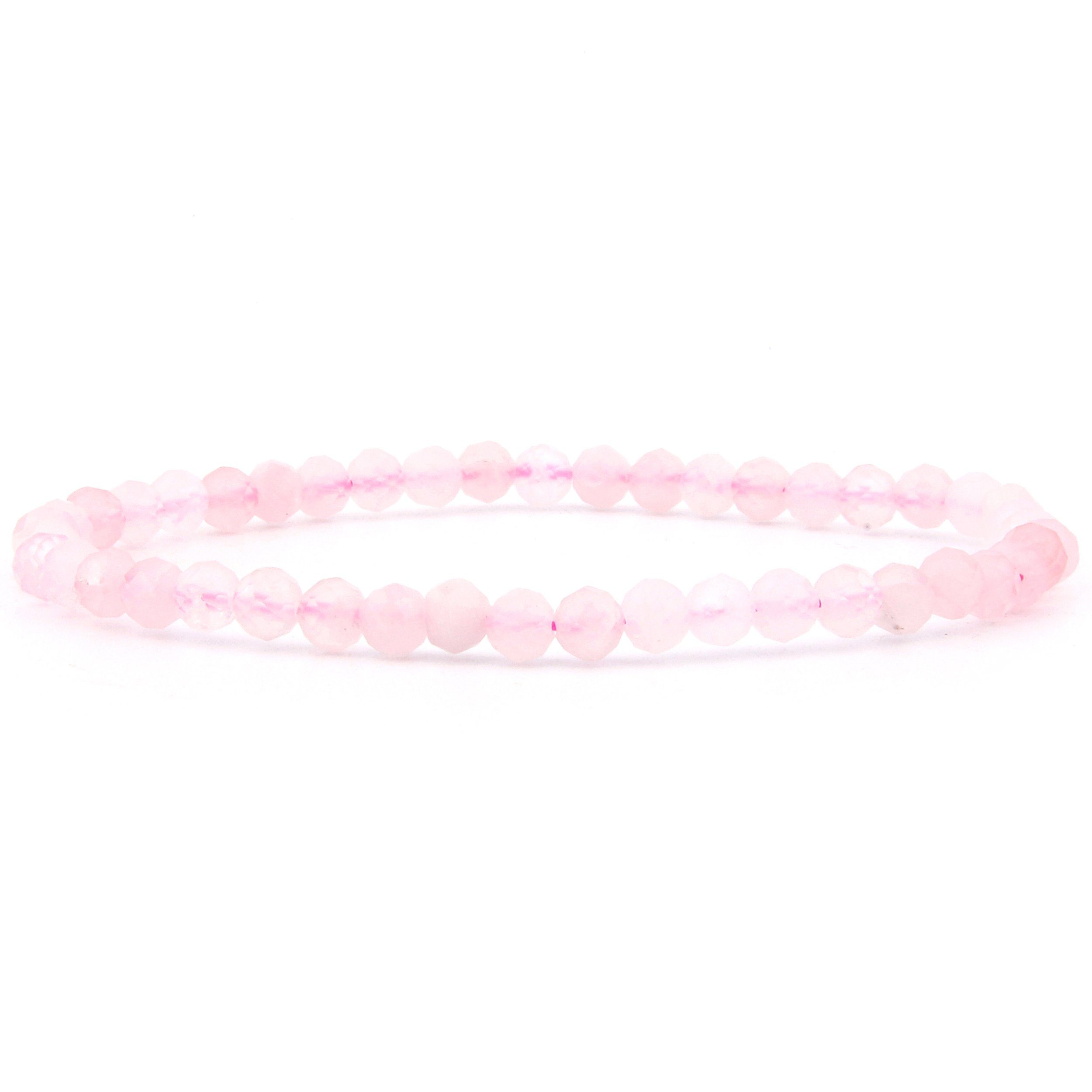 Vascavi Armband Rosenquarz Edelstein Facettiert, Made günstig online kaufen