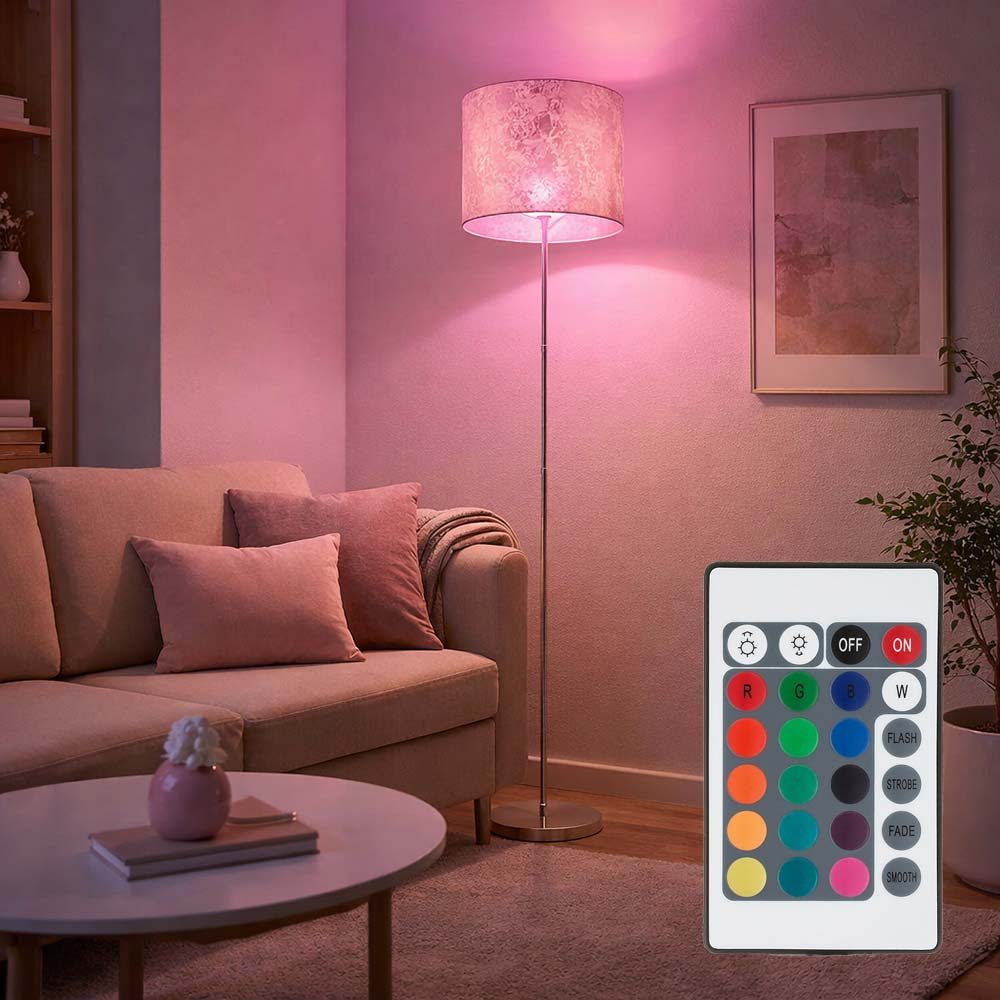 GLOBO LIGHTING LED Stehlampe, Leuchtmittel inklusive, Warmweiß, Farbwechsel günstig online kaufen