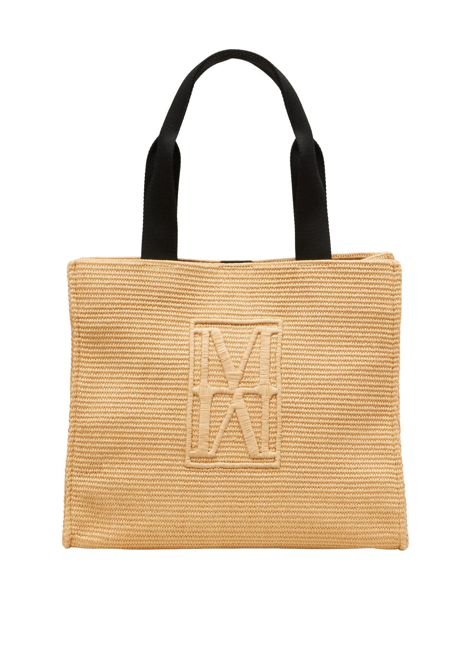 Shopper in Raffia-Bast-Optik