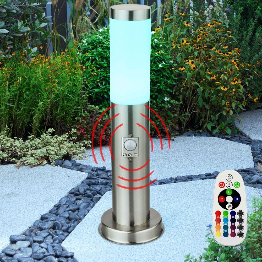 LED AußenStehlampe, Außen Steh Leuchte DIMMBAR Garten
