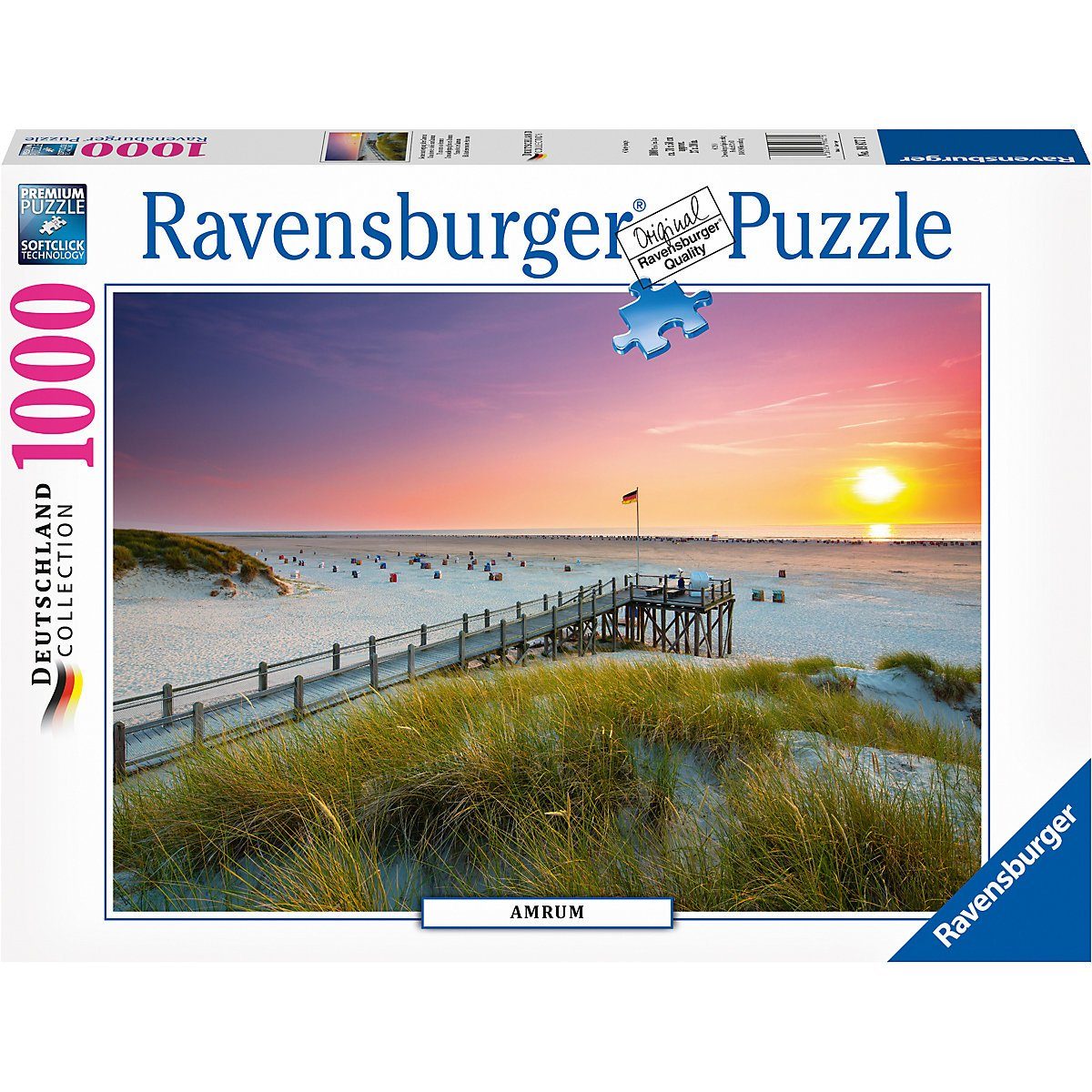 Ravensburger Puzzle »Puzzle 1000 Teile, 70x50 cm, Sonnenuntergang über«,  Puzzleteile online kaufen | OTTO