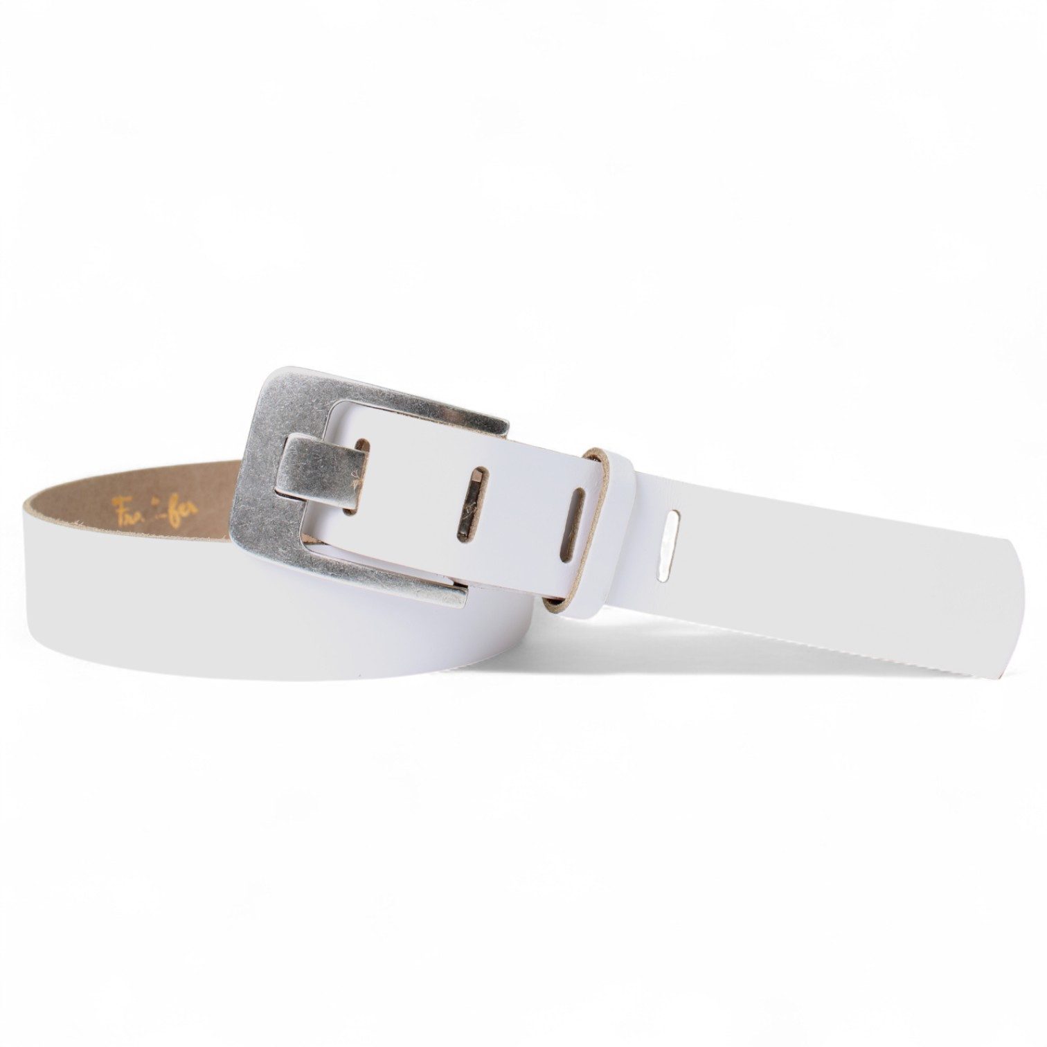 FRONHOFER Taillengürtel Damen Rindleder breit (1-St) 4 cm, Breitdorn, fürs Kleid