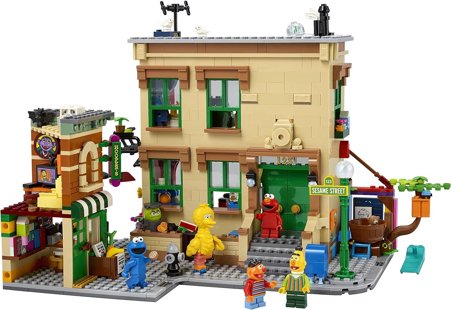 LEGO® Ideas - 123 Sesamstraße (21324) Konstruktions-Spielset, (1367 St) – Bild 2 von 2
