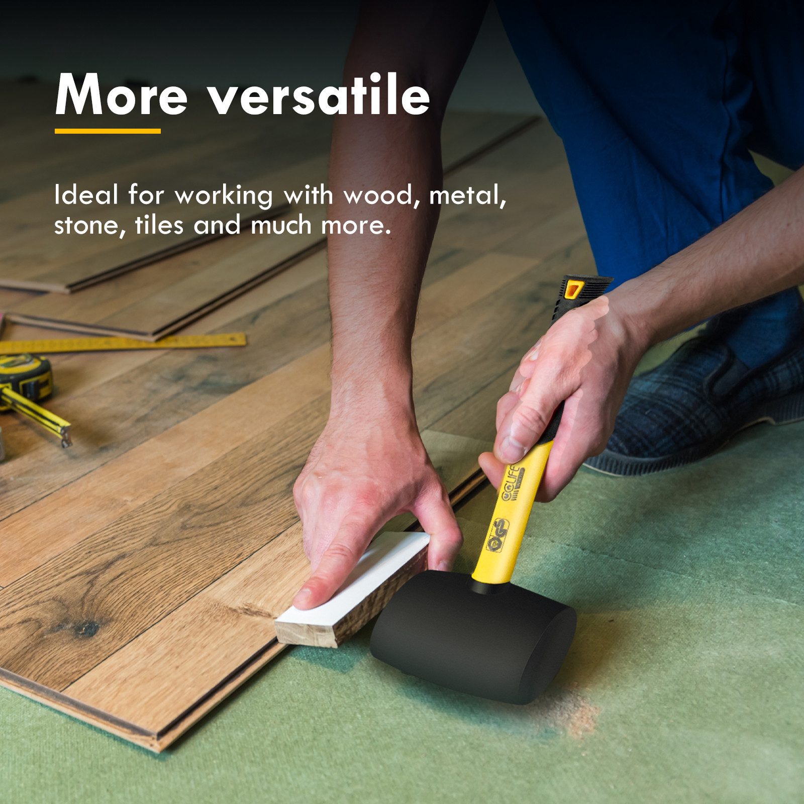 CCLIFE Gummihammer Gummihammer Zertifiziert durch TÜV und GS Verschiedene Modelle