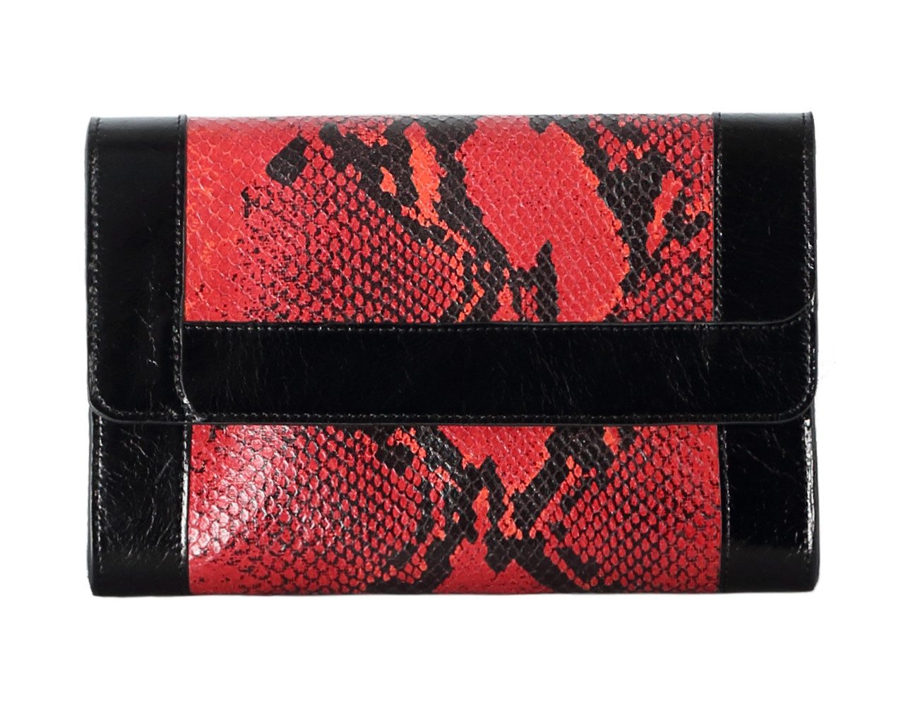 VOLKER LANG Abendtasche ASHLEY, TW1  Twin Ledertäschchen mit Kette in Snake-Optik