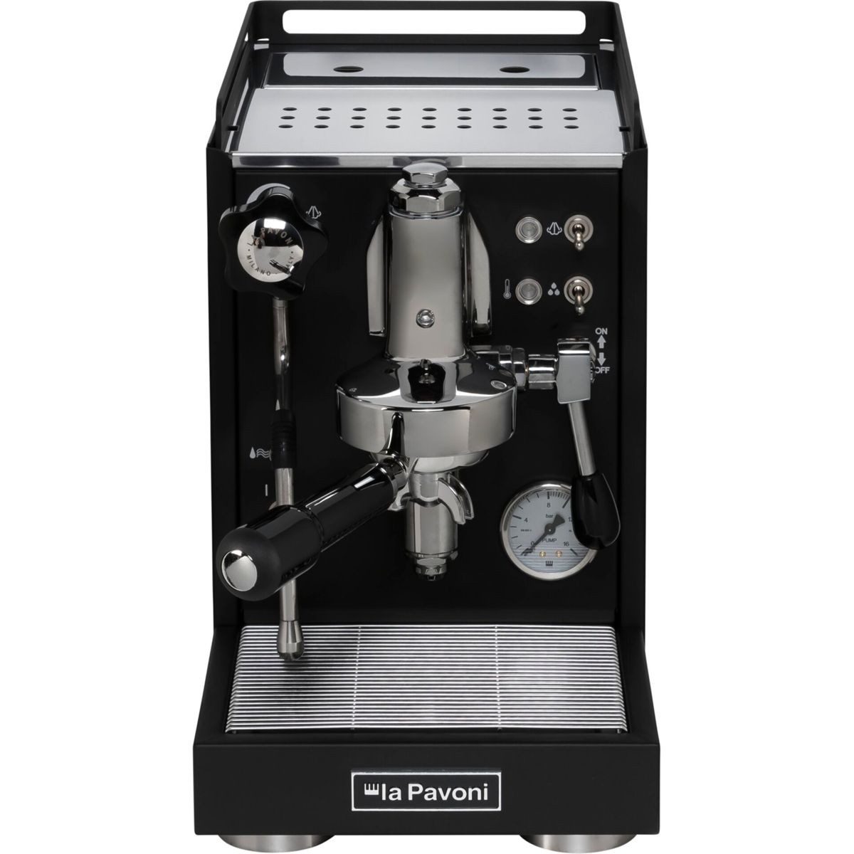 La Pavoni Siebträgermaschine Mini Cellini Nera