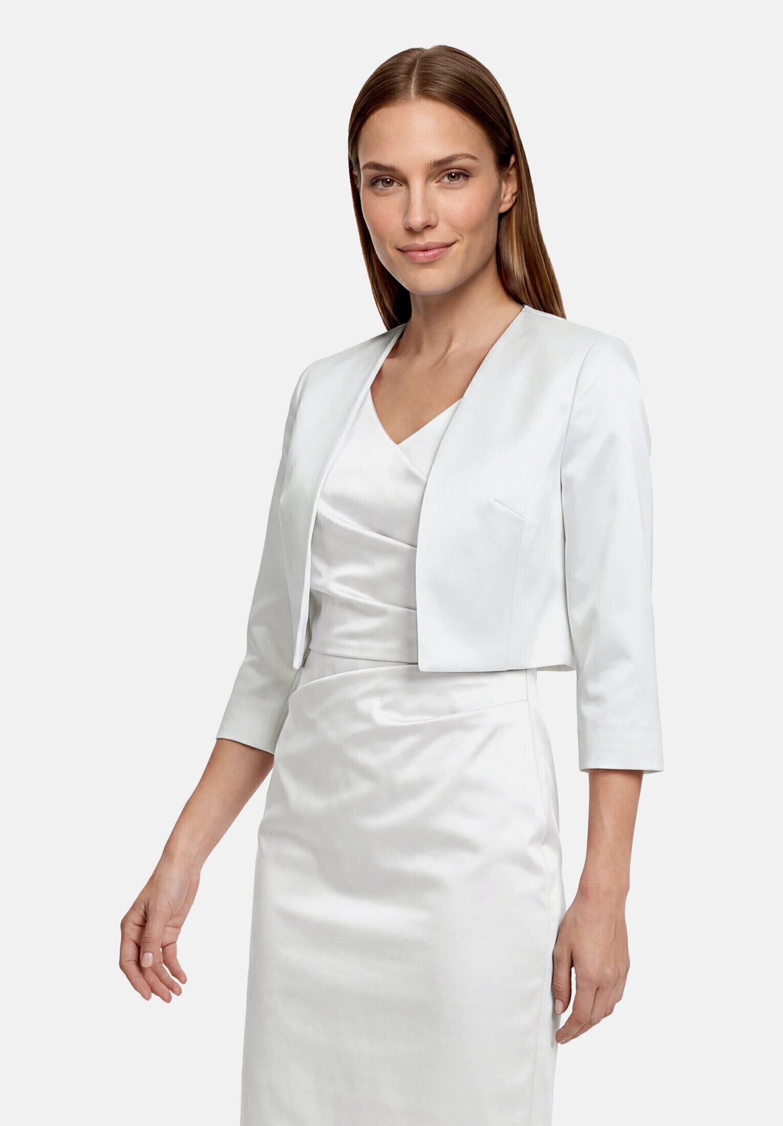 Vera Mont Bolerojacke Damen mit Kellerfalten