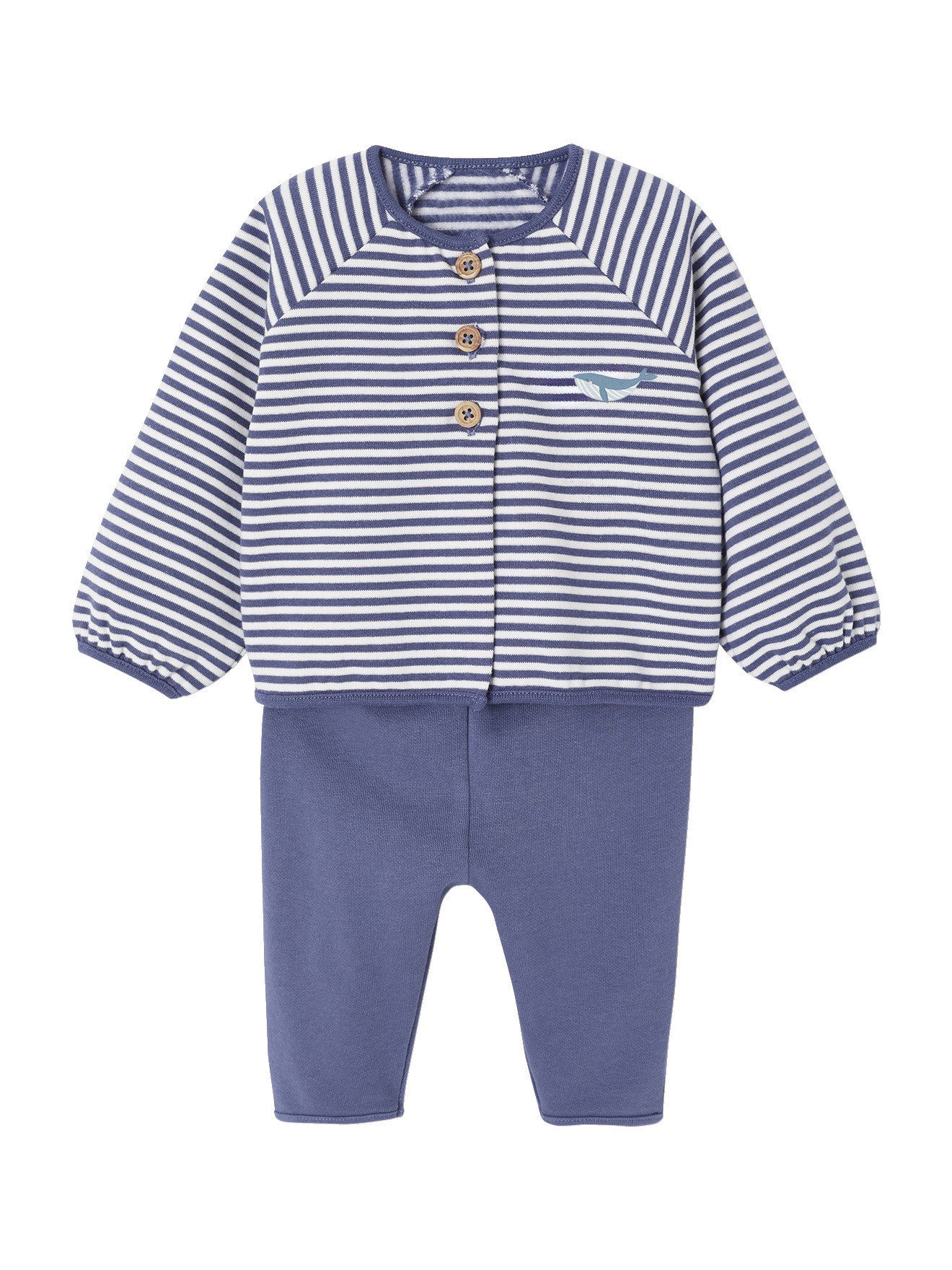 Shirt & Hose Baby-Set für Neugeborene: Sweatjacke & Hose