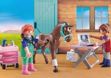 Playmobil® Konstruktions-Spielset Tierärztin für Pferde (71241), Country, (52 St), Made in Europe