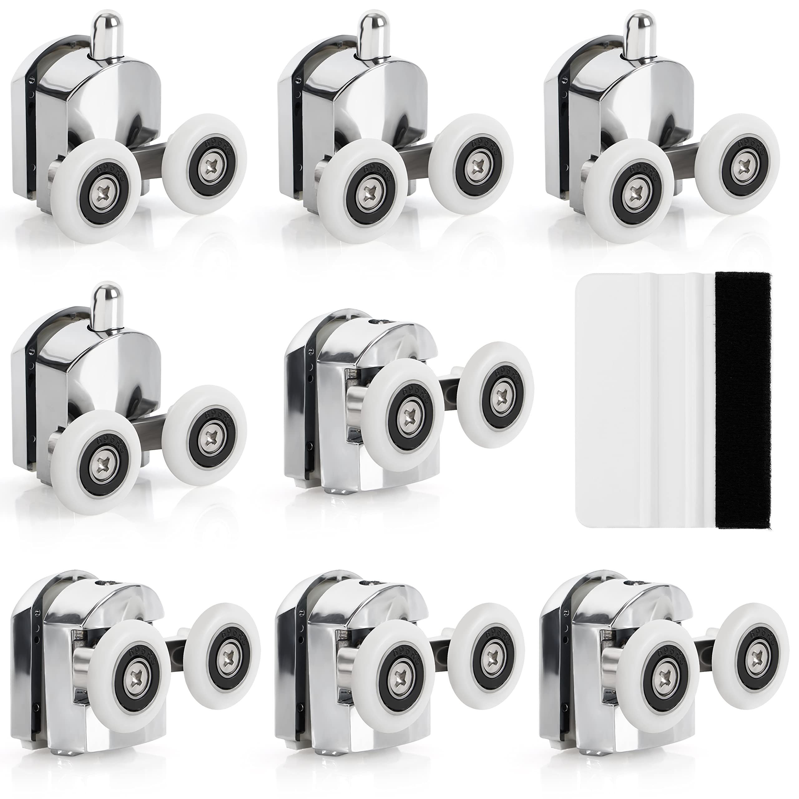 Möbelrolle 8er Pack Ersatzteile für Duschkabinen: Schiebetür-Set