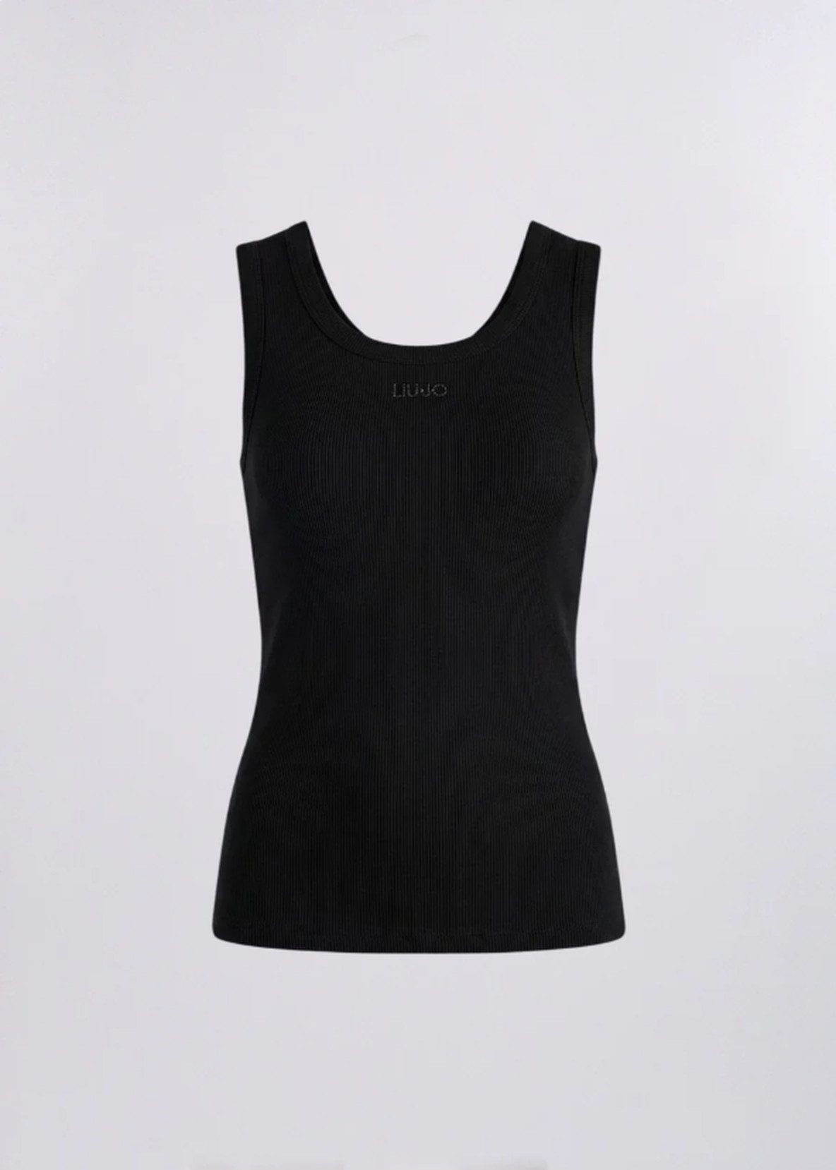Liu Jo Tanktop - Top Damen - Tanktop - Trägertop - schwarzes Rippentop