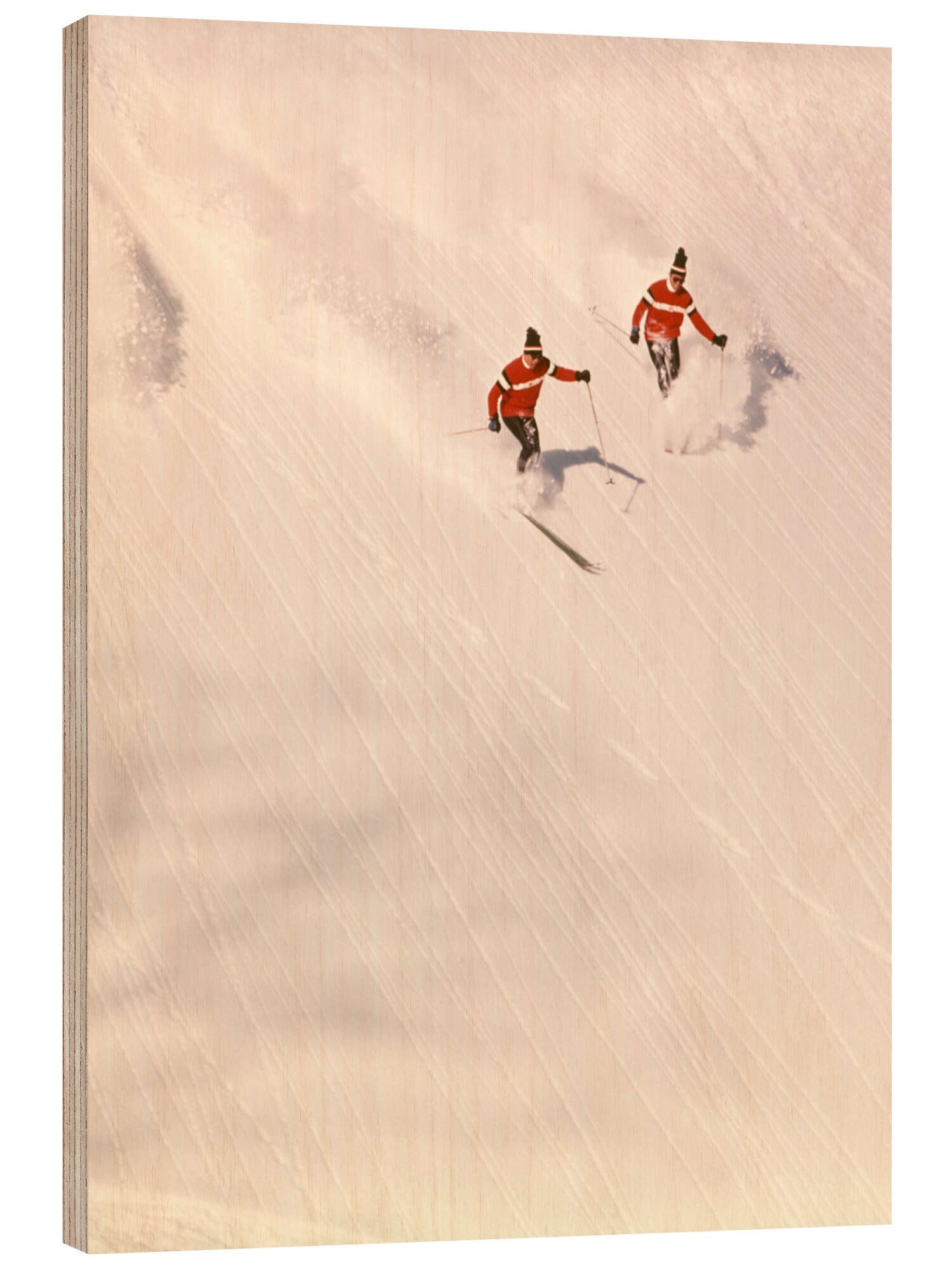 Holzbild Vintage Ski Collection