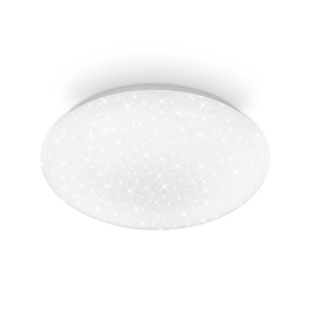 Briloner Leuchten LED Deckenleuchte LED Deckenlampe Dimmbar Sternenhimmel, LED fest integriert, 4000K - Neutralweiß, 28x6,5 cm, Wohnzimmer, Schlafzimmer, Flur, Küche