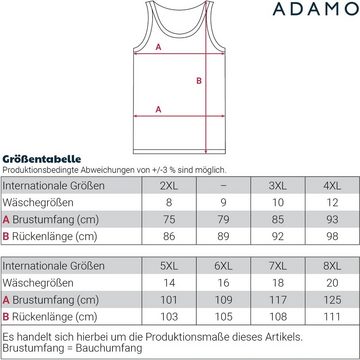 ADAMO Unterhemd (1-St) Doppelripp Herren in Übergrößen bis Wäschegröße 20