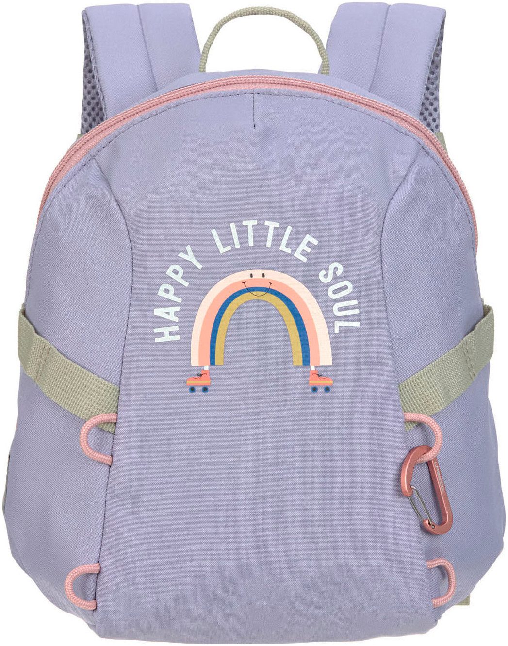 LÄSSIG Kinderrucksack Tiny Backpack Outdoor Rainbow pastel lilac