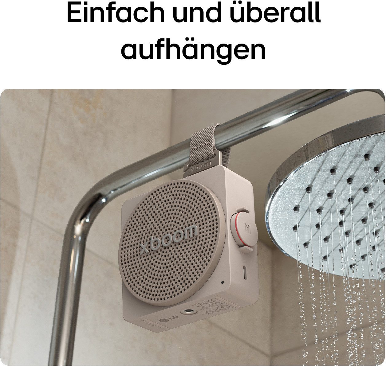 LG xboom Mini Portable-Lautsprecher 1.0 (Bluetooth, 15 W)