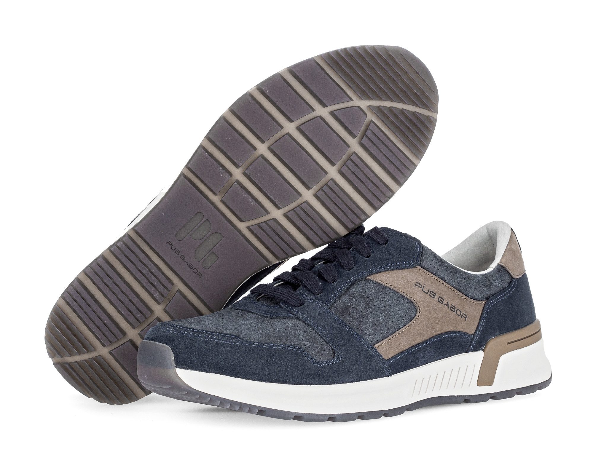 Pius Gabor Sneaker, Freizeitschuh, Komfortschuh, Schnürschuh mit Logoprägung, G-Weite