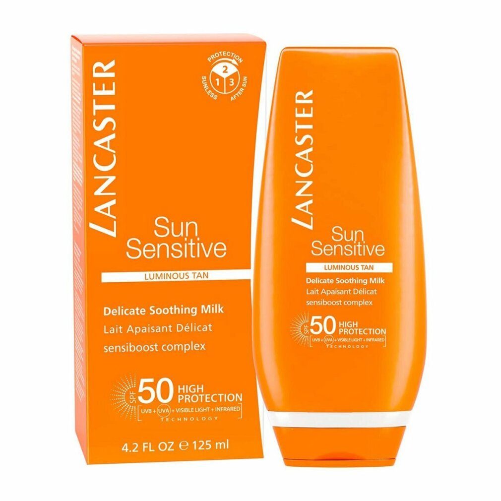 LANCASTER Sonnenschutzpflege Lancaster Sun Delicate 125ml Protection LSF50 Face Skin Body &