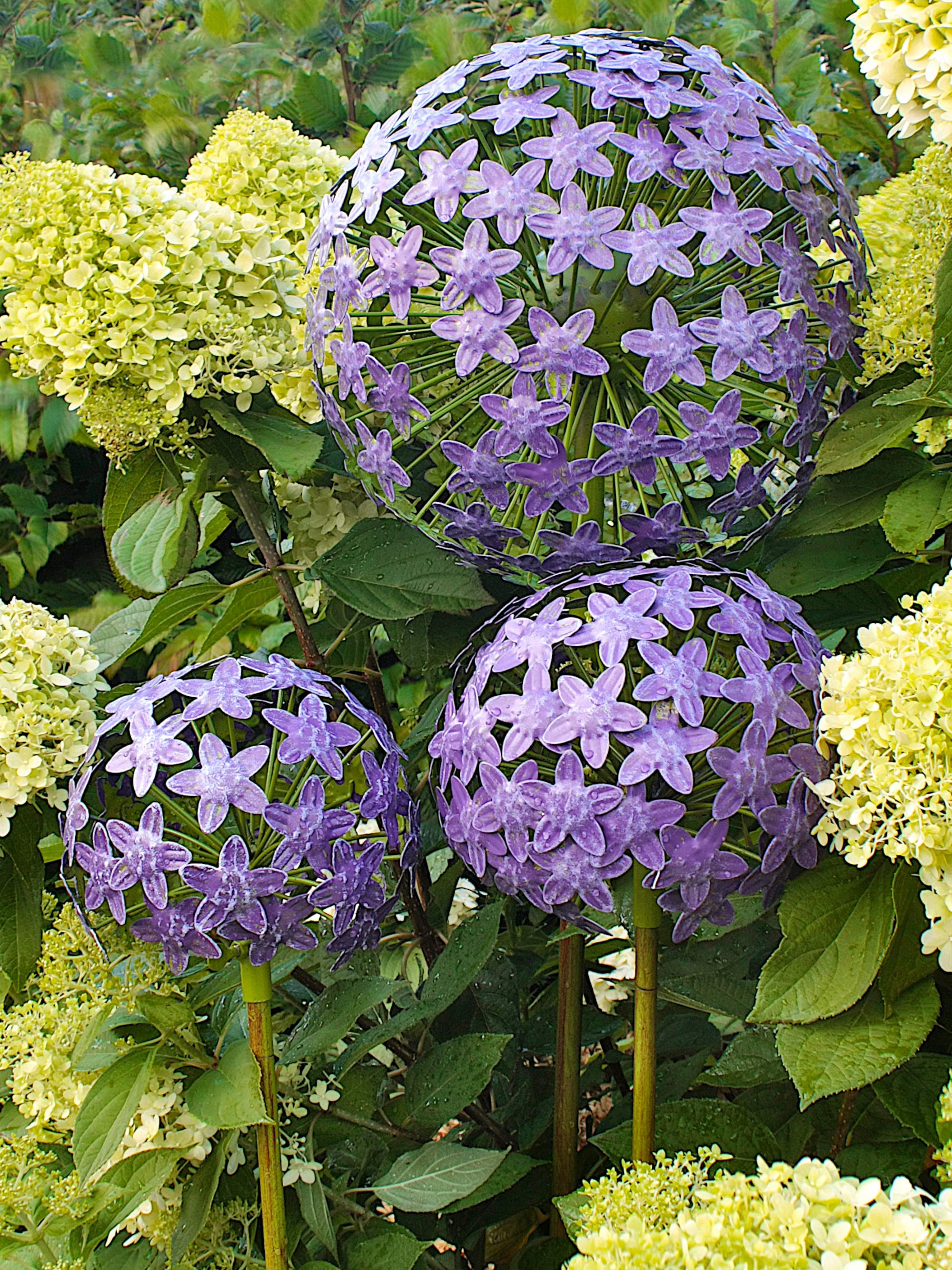 Paulslandhaus Gartenstecker Pflanzstecker Allium Lila Grün Beetstecker Gart günstig online kaufen