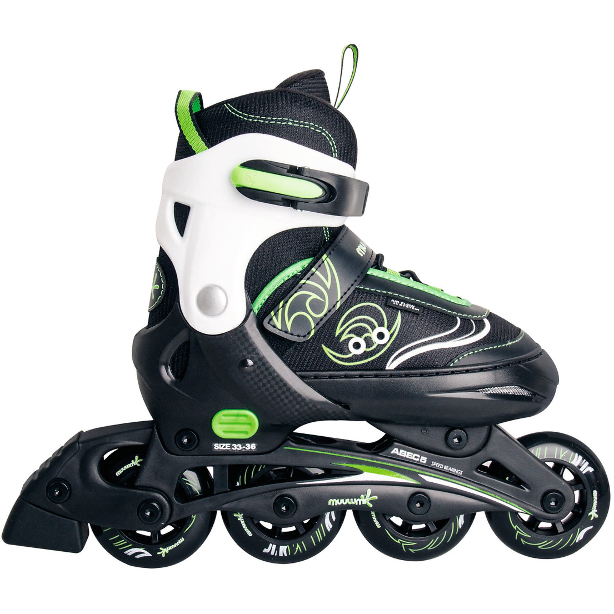 Muuwmi Inlineskates Muuwmi Verstellbare Kinderinliner Gr. 33-36