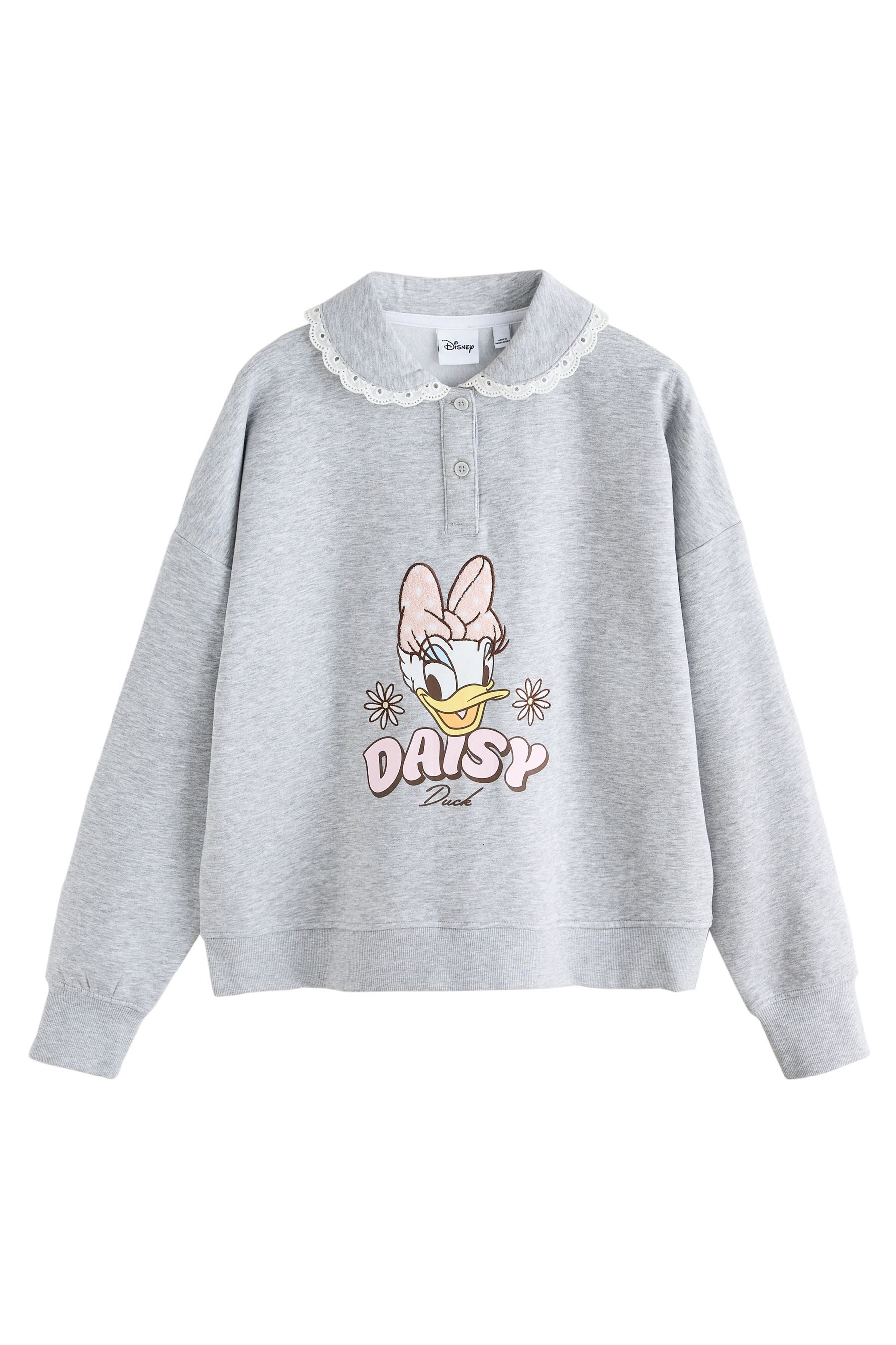 Next Sweater Langärmeliges Sweatshirt mit Rüschenkragen (1-tlg)
