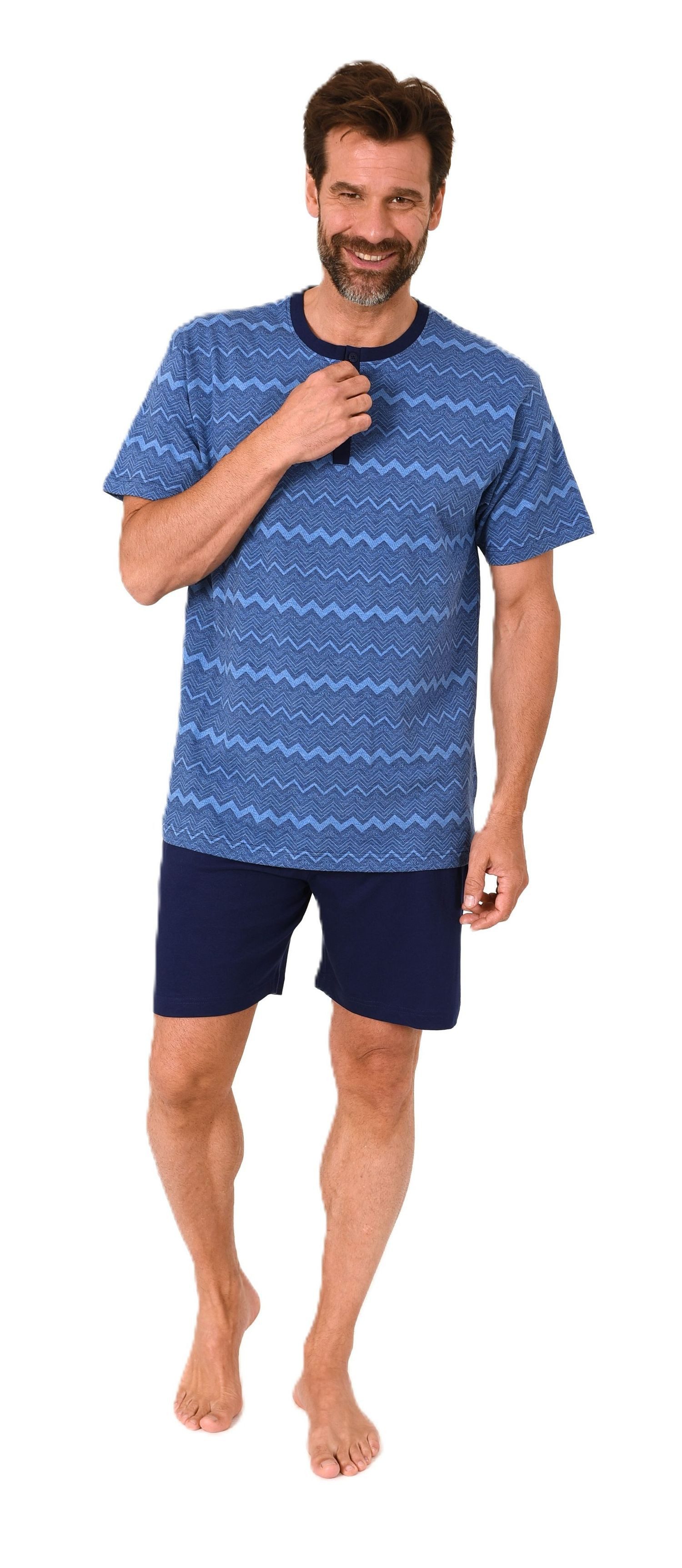 Normann Pyjama Normann Herren kurzarm Shorty günstig online kaufen