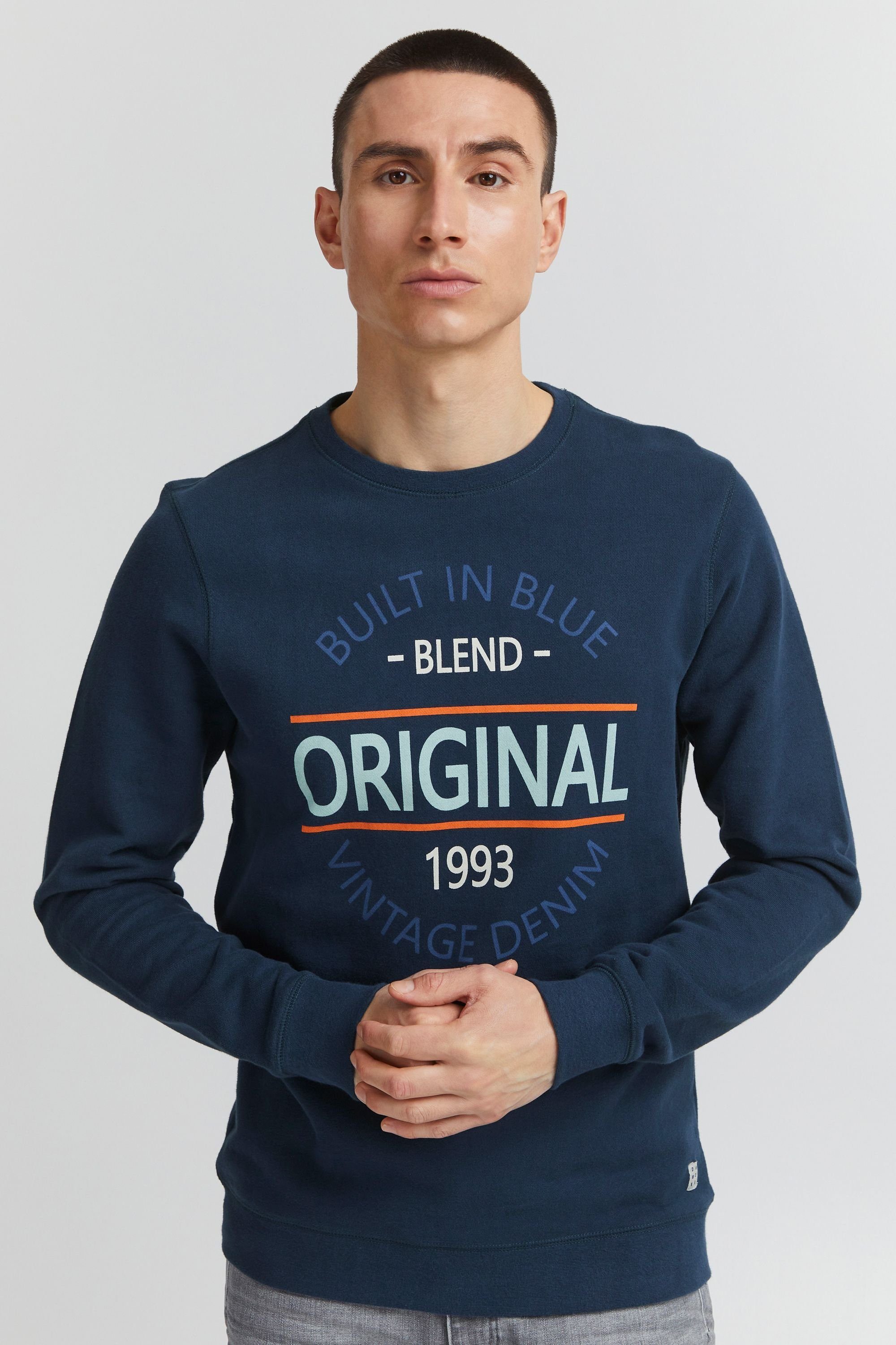 Blend Rundhalspullover BHSweatshirt Klassisches Sweatshirt mit Rundhalsauss günstig online kaufen