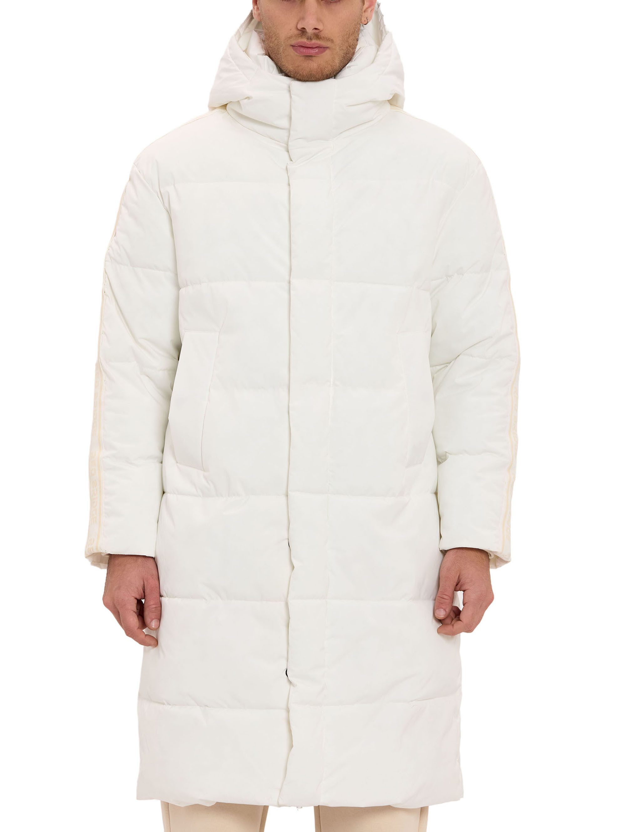 RedBridge Winterjacke mit Kapuze Langer Steppmantel warm leicht Casual Zwei-Wege-Reißverschluss mit Druckknopfleiste – flexibel und winddicht – Bild 5 von 5