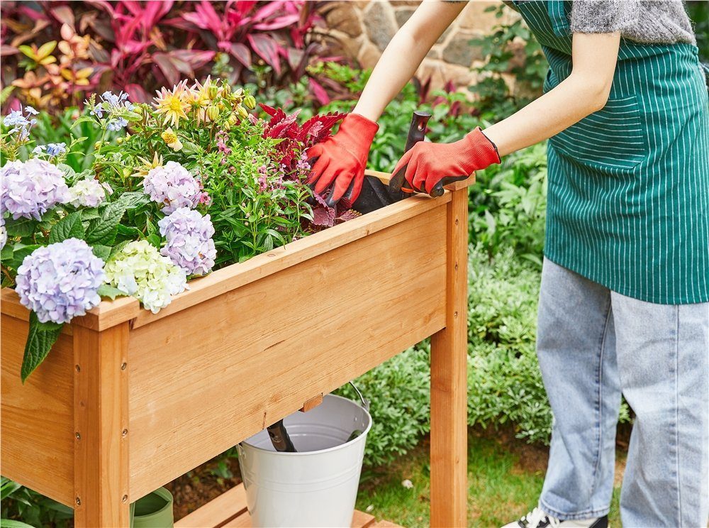 Yaheetech Hochbeet, Pflanzkasten Blumenkübel Kräuterbeet aus günstig online kaufen