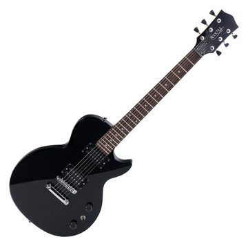 Rocktile E-Gitarre L-100 elektrische Gitarre, Single Cut, Spar-Set, inkl. Amp, Gigbag, Kabel, Plektren, Schule & Gurt