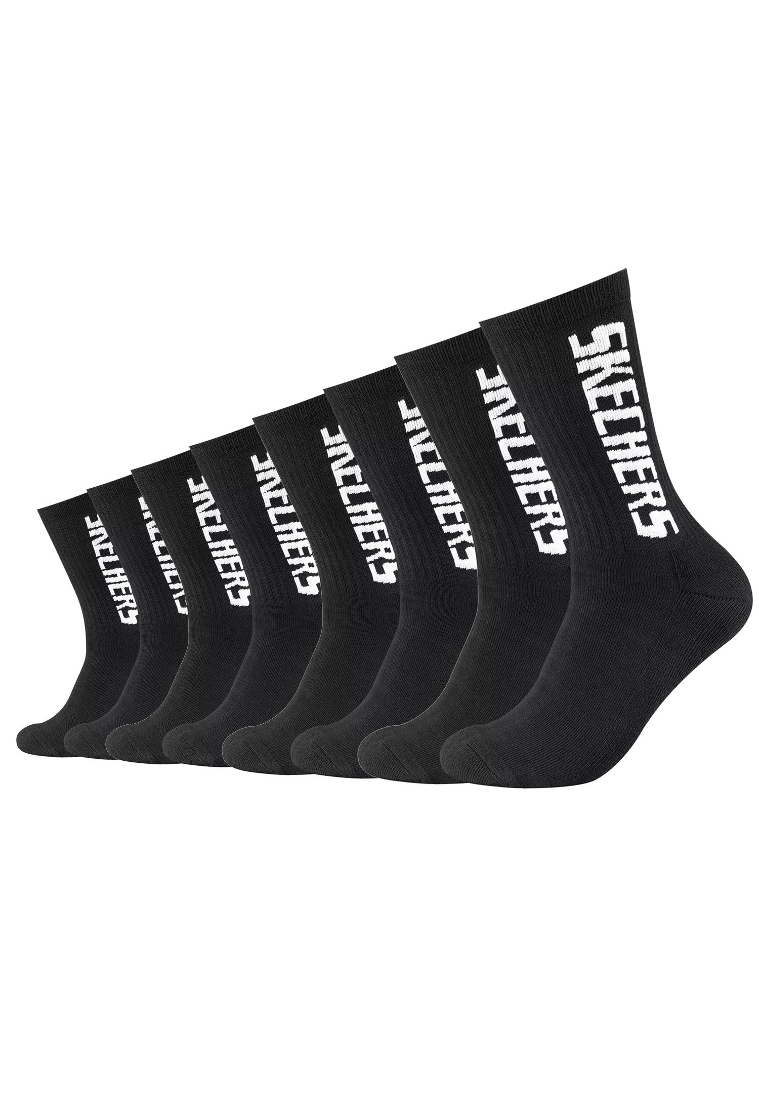 Skechers Короткие носки Unisex Tennis Sock cushioned line 8p (Spar-Pack, 8-Paar, 8er-Pack)