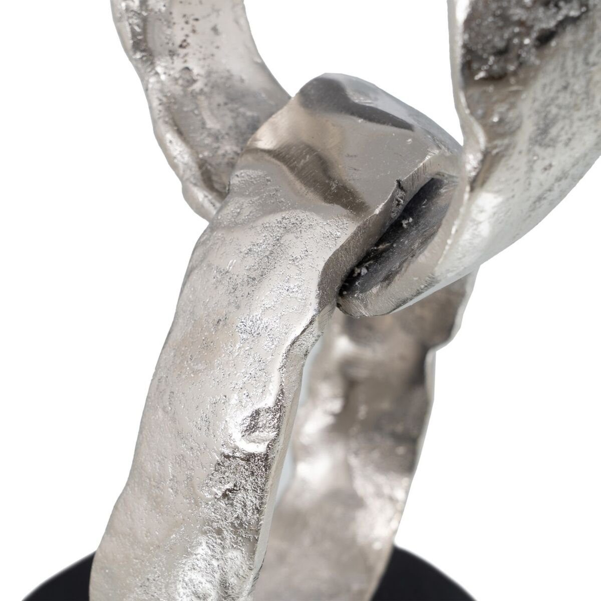 cm 47 Silber Deko-Figur Bigbuy 15 Schwarz Dekoobjekt x 18 x
