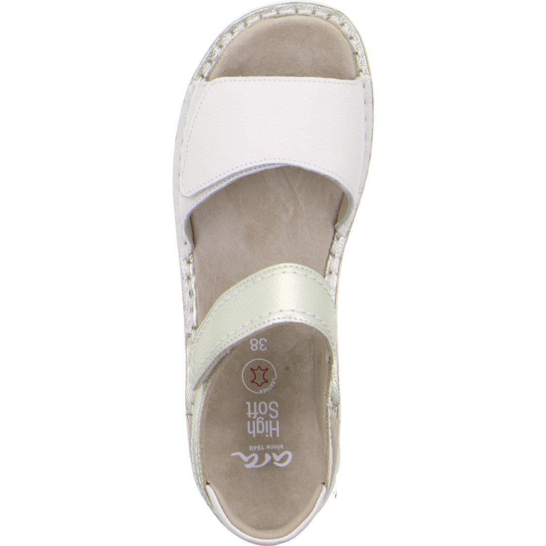 Sandalette Sandalette Schuhe, Ara Tampa - 048263 beige Ara Leder Damen