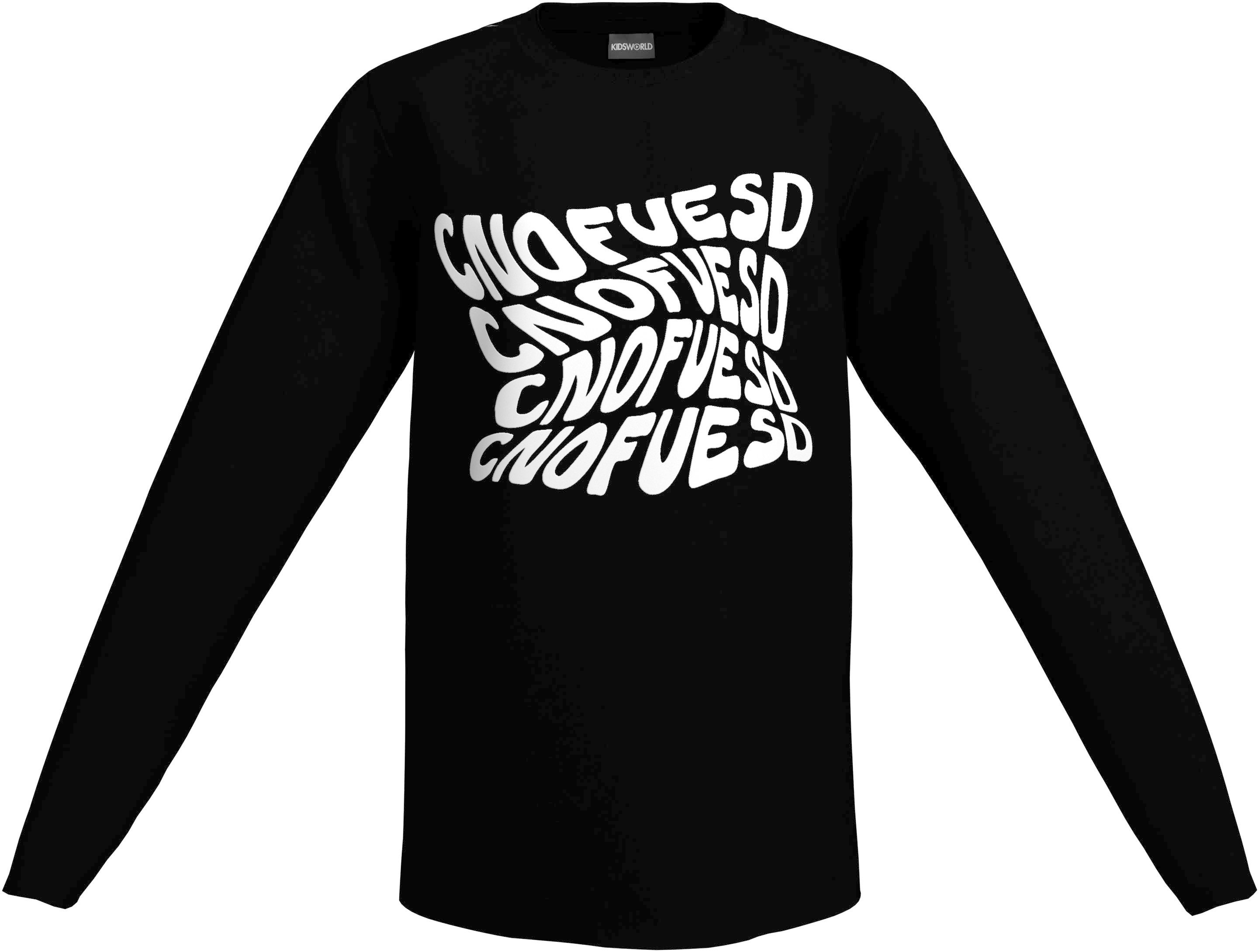 Langarmshirt Spruch: CONFUESED