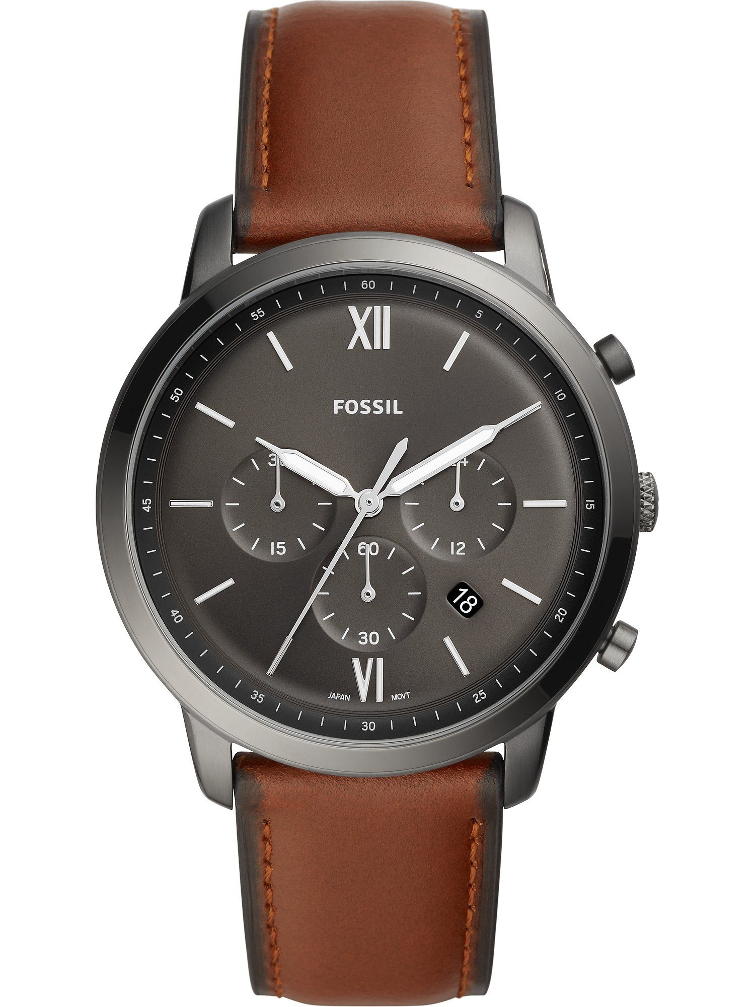 Fossil Chronograph Fossil Herren-Uhren Analog Quarz günstig online kaufen