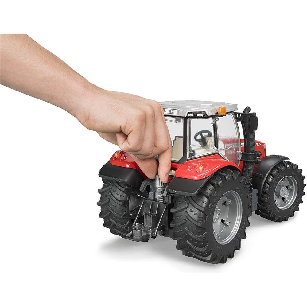 ab Traktor 1:16, Rot, Massey 3 Ferguson 03046 Spielzeug-Traktor Kinder - für Bruder® Jahren Maßstab 7624,