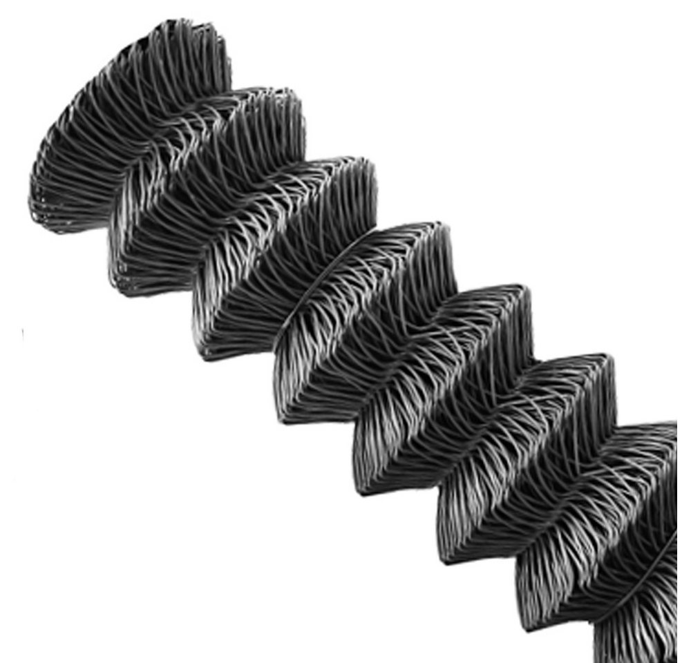 Thumbnail - V2Aox Maschendrahtzaun Drahtzaun 100 cm Höhe 25 m Maschendraht Gartenzaun Zaun Anthrazit