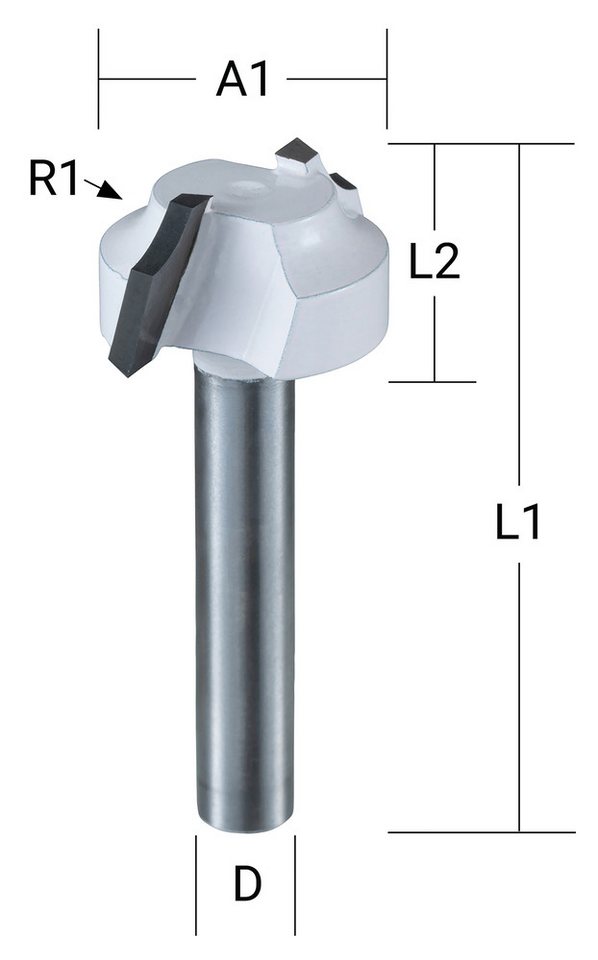 Thumbnail - Makita Werkzeug GmbH Abrundfräser Makita Fräser Rundkanten 6mm Fräser Rundkanten 6mm D-09357