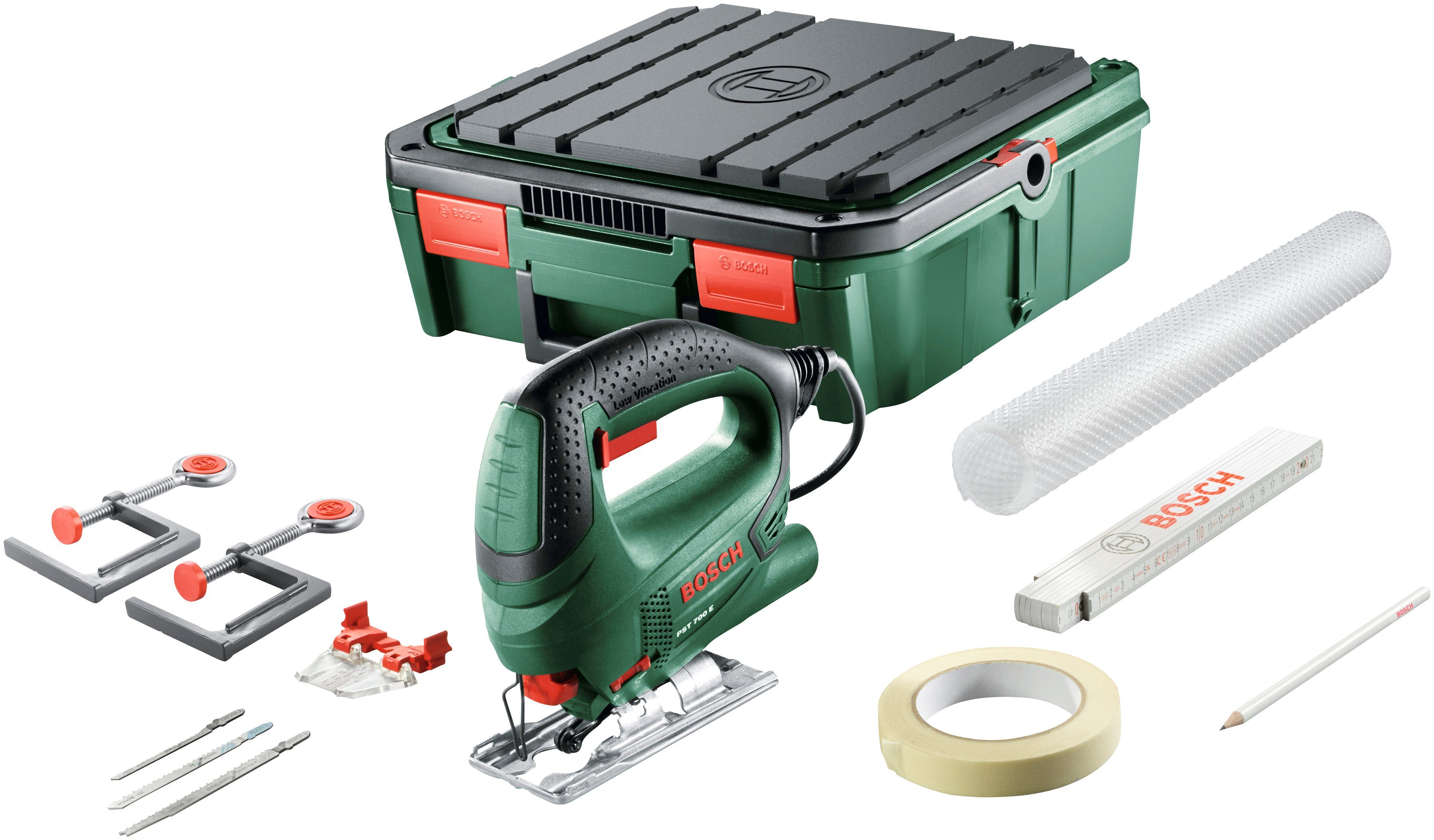 Systembox PST Stichsäge Bosch 700 inkl. als ReadyToSaw, Werkbank, Zubehör Home mobile & Garden