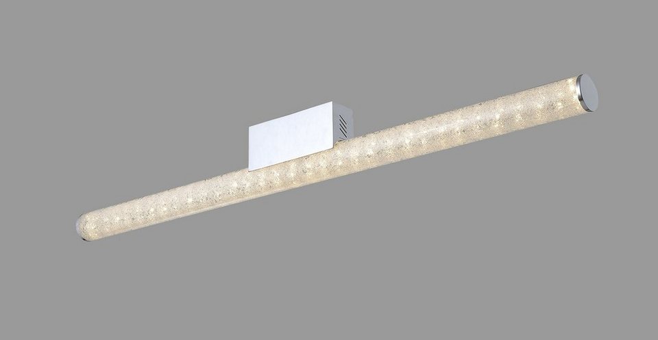 Woward LED Deckenleuchte LED Deckenleuchte Warmweiß Beleuchtung Chrom  Decken Lampe, LED fest integriert, Warmweiß, LED Deckenleuchte