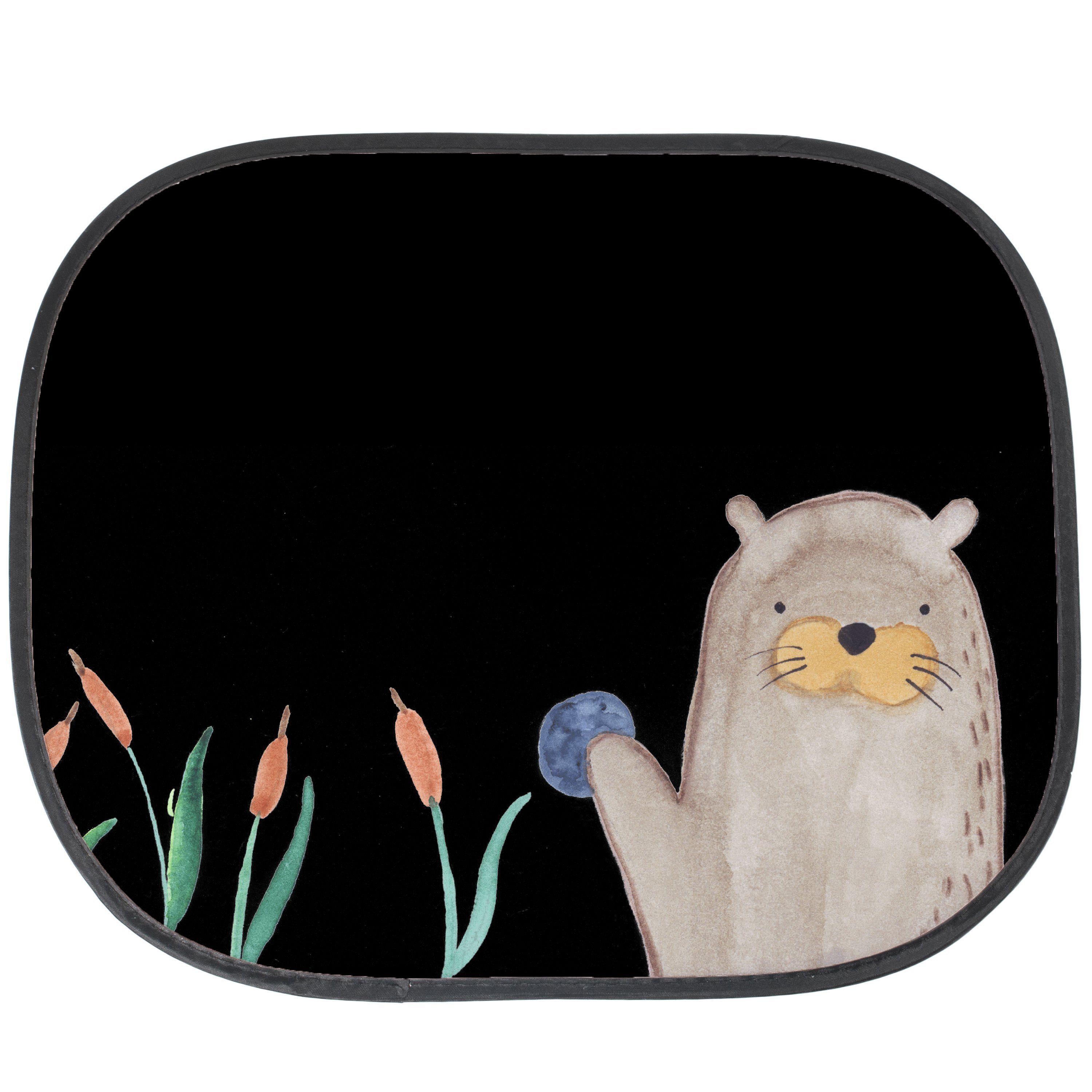 Mr. & Mrs. Panda Sonnenschutz Otter Stein, Sonnenschutz Auto, Schwarz, für Autoscheiben, Sonnenblen, Seidenmatt, Hitzeschutz Auto Seitlicher Sonnenschutz Auto Sonnenschutz